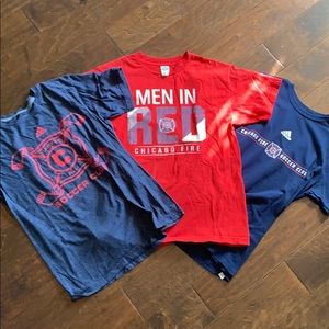Chicago Fire Soccer T-Shirt Bundle
